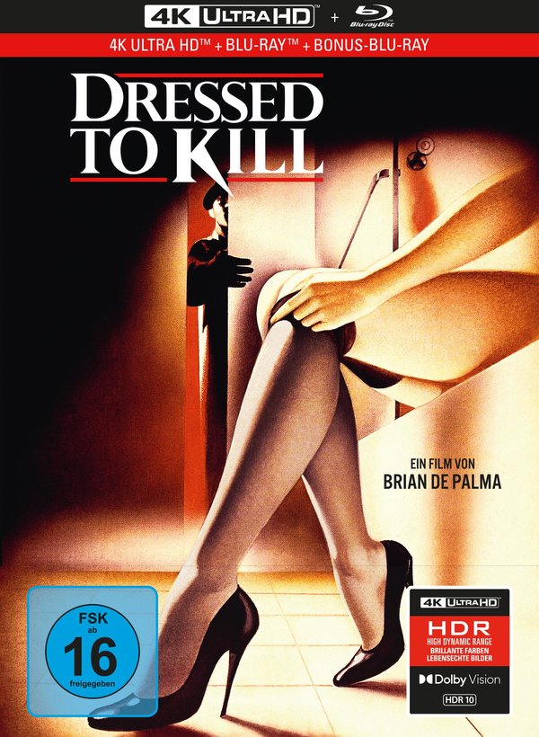 Dressed to Kill - Uncut Mediabook Edition  (4K Ultra HD+blu-ray)