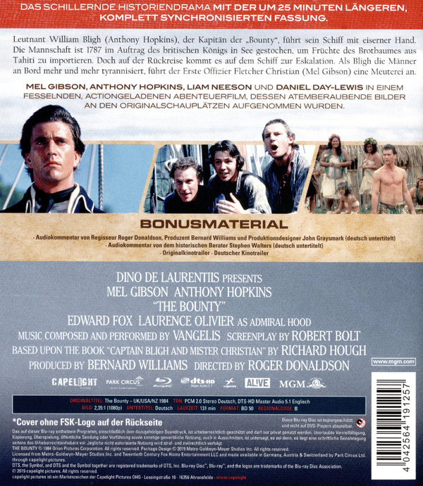 Bounty, Die (blu-ray)