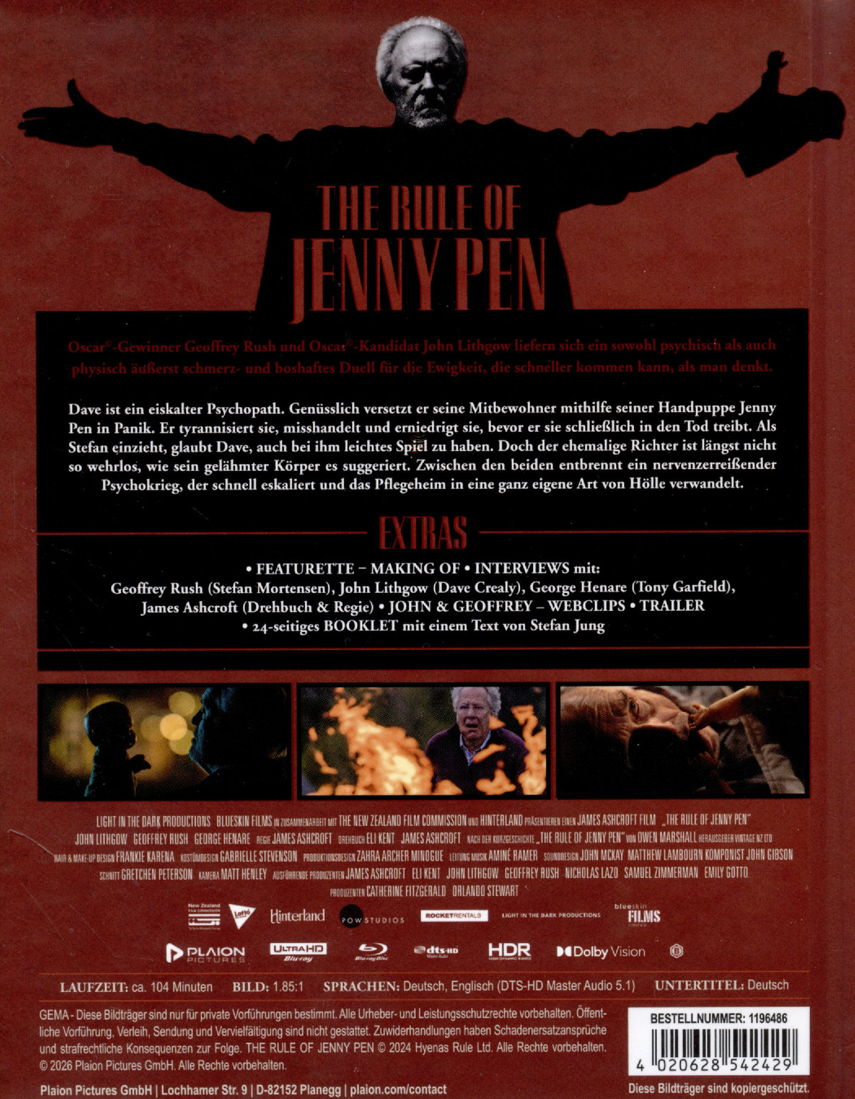 The Rule of Jenny Pen - Uncut Mediabook Edition  (4K Ultra HD+Blu-ray)