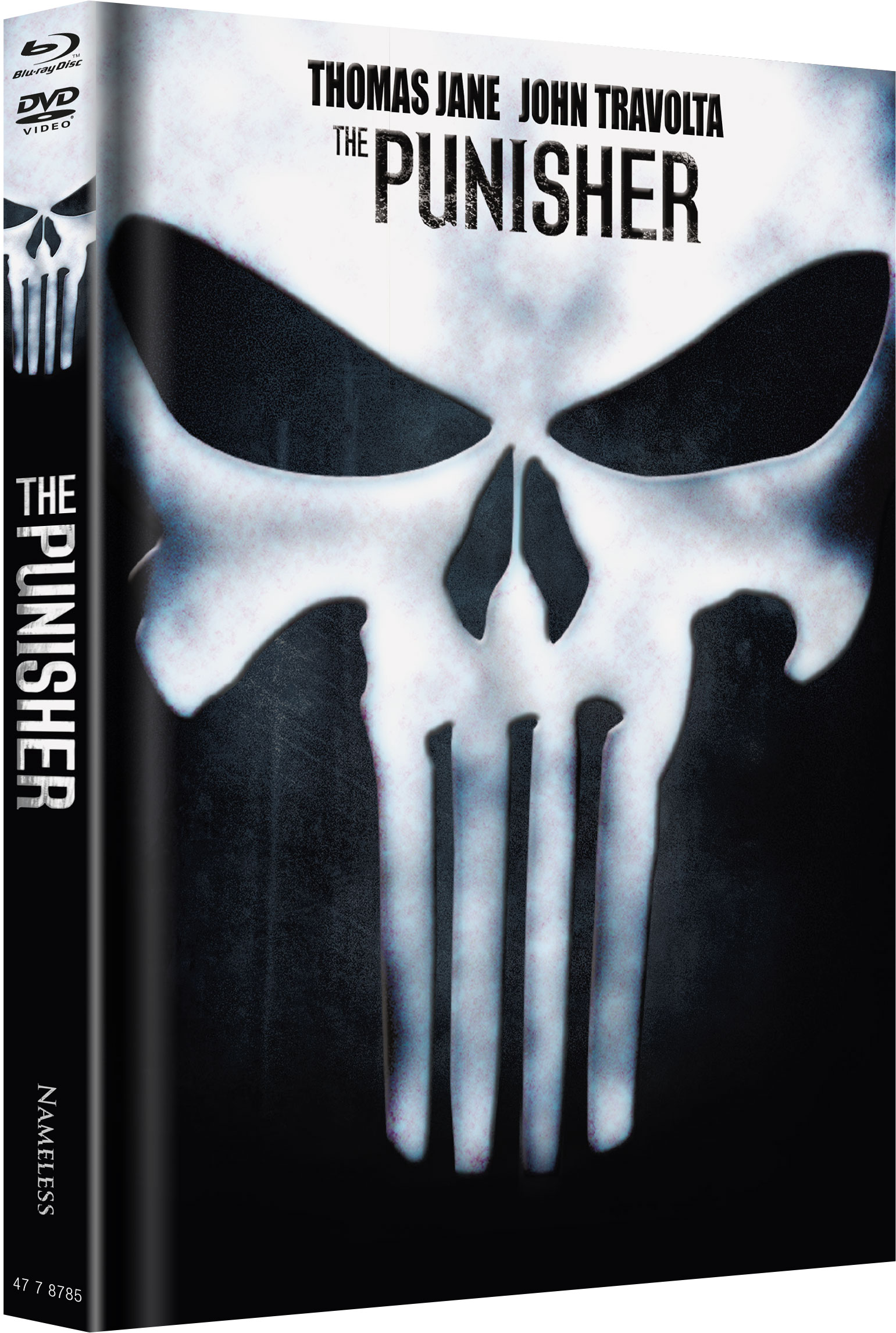 Punisher, The (2004) - Extended Mediabook Edition (DVD+blu-ray) (Cover Skull Black)