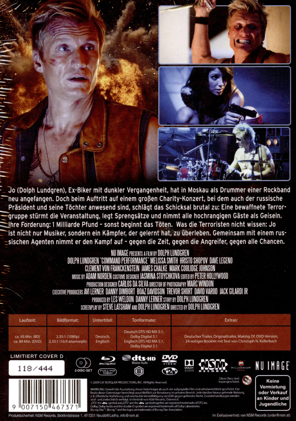 Command Performance - Uncut Mediabook Edition  (DVD+blu-ray) (D)
