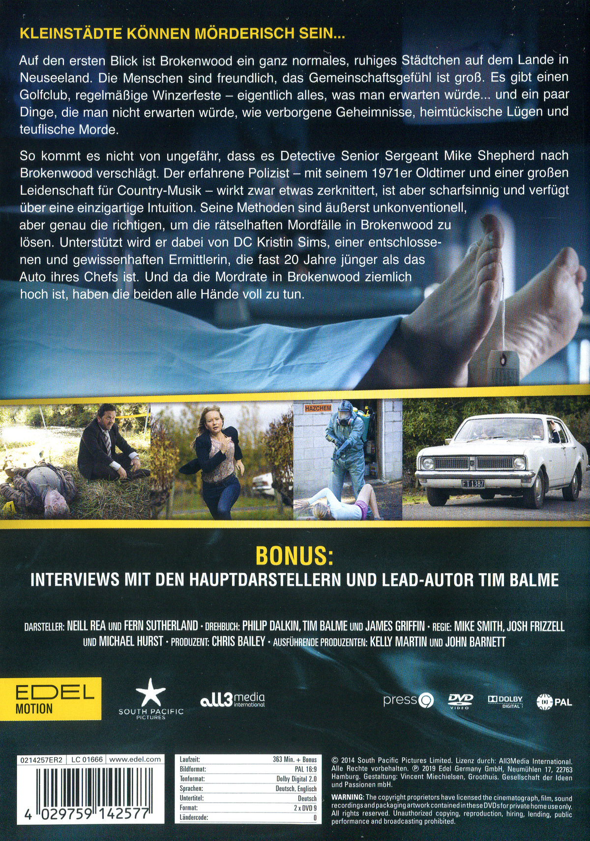 Brokenwood - Mord in Neuseeland - Staffel 1  [2 DVDs]  (DVD)