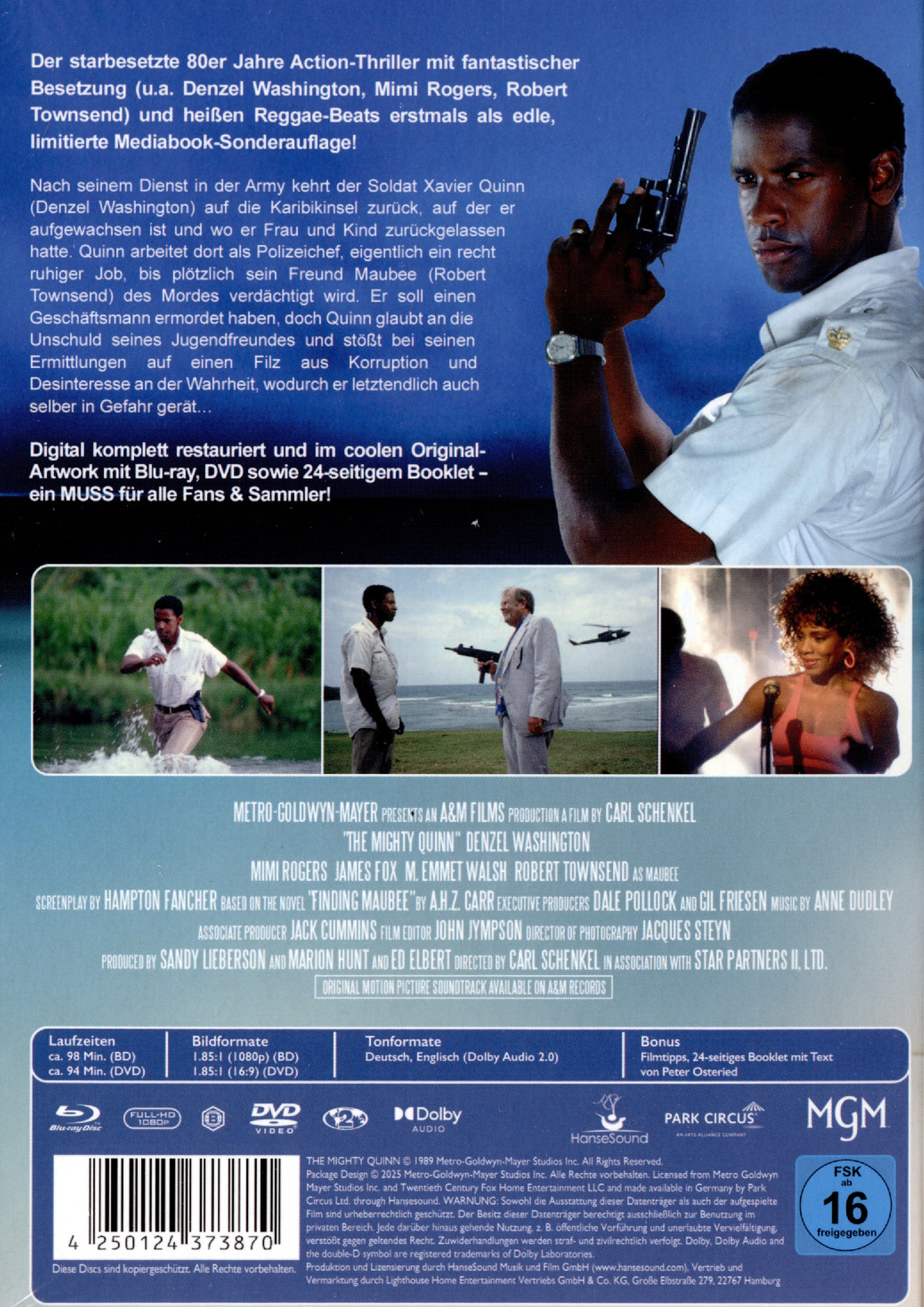 The Mighty Quinn - Mord in der Karibik - Uncut Mediabook Edition  (DVD+blu-ray)