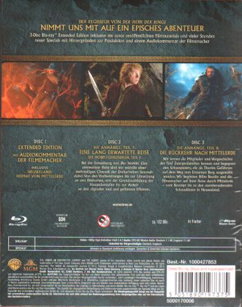 Hobbit, Der - Eine unerwartete Reise - Extended Edition (blu-ray