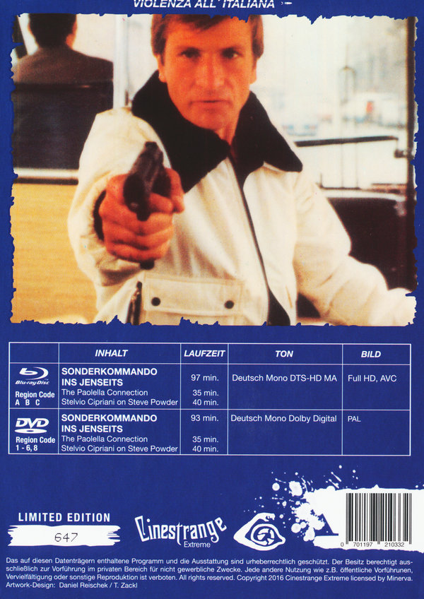 Sonderkommando ins Jenseits - Uncut Mediabook Edition (DVD+blu-ray) (B)