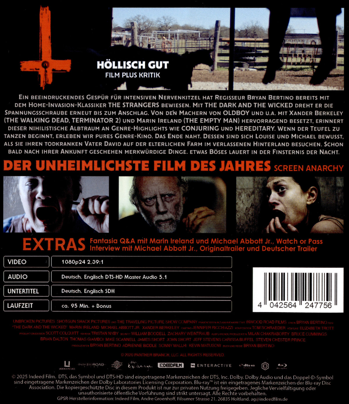 The Dark and the Wicked  (Blu-ray Disc)