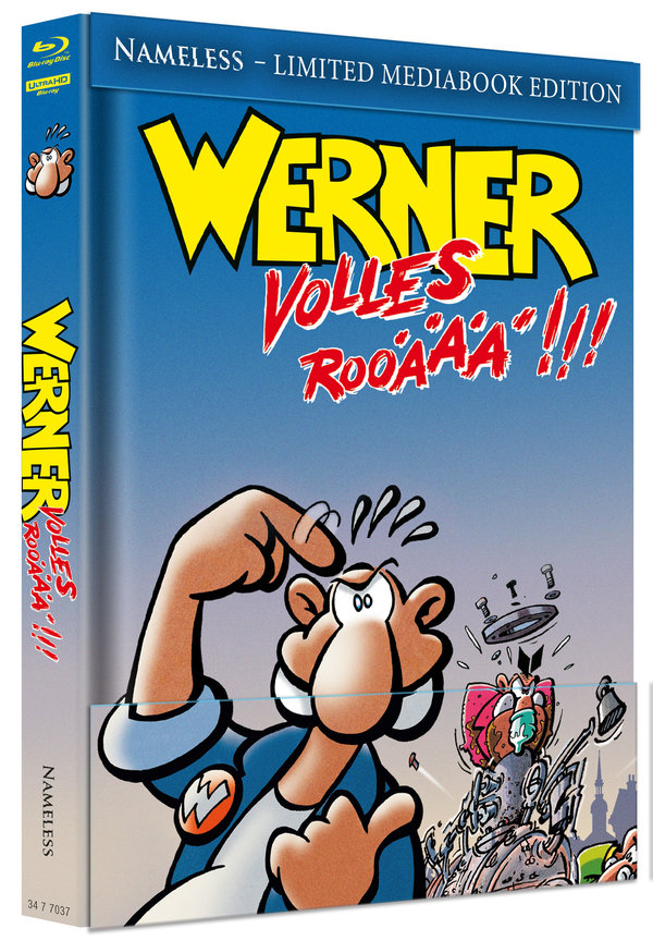 Werner - Volles Rooäää!!!  - Uncut Mediabook Edition  (4K Ultra HD+bluray) (A)