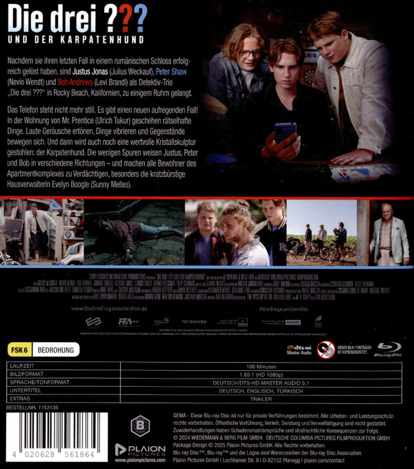 Die drei ??? und der Karpatenhund  (Blu-ray Disc)