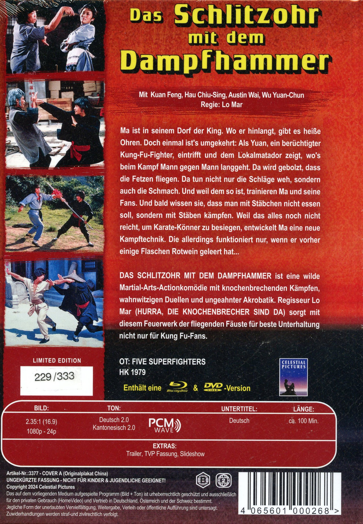Das Schlitzohr mit dem Dampfhammer - Uncut Mediabook Edition  (DVD+blu-ray) (A)