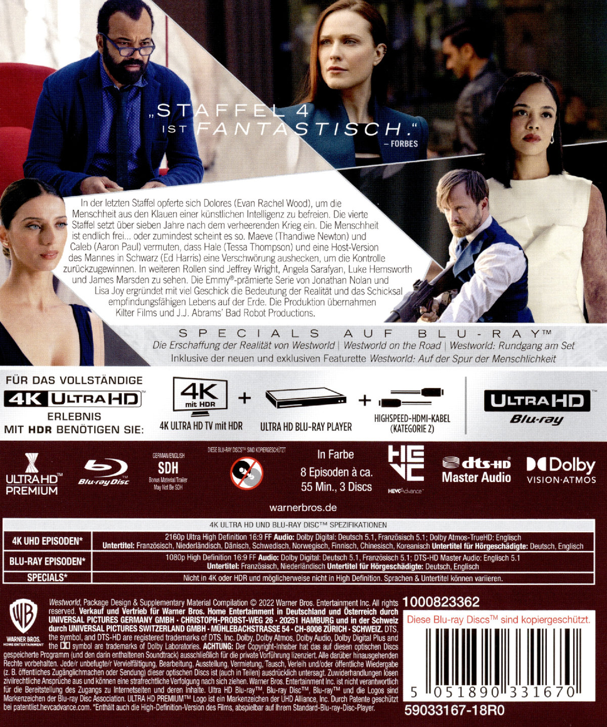 Westworld - Staffel 4 (4K Ultra HD)