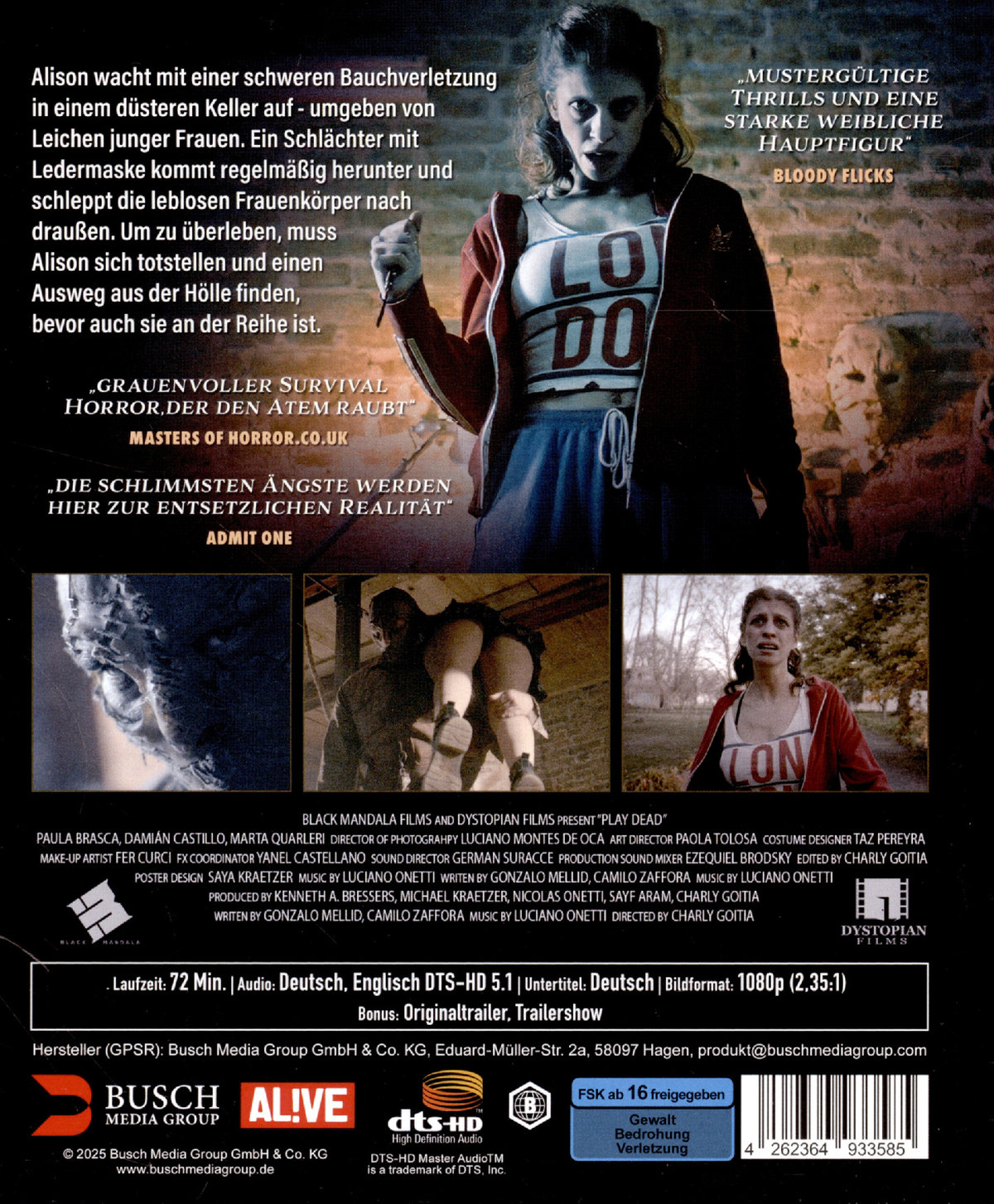 Play Dead - Die Todgeweihte  (Blu-ray Disc)
