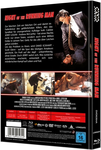 Night of the Running Man - Uncut Mediabook Edition (DVD+blu-ray) (A)
