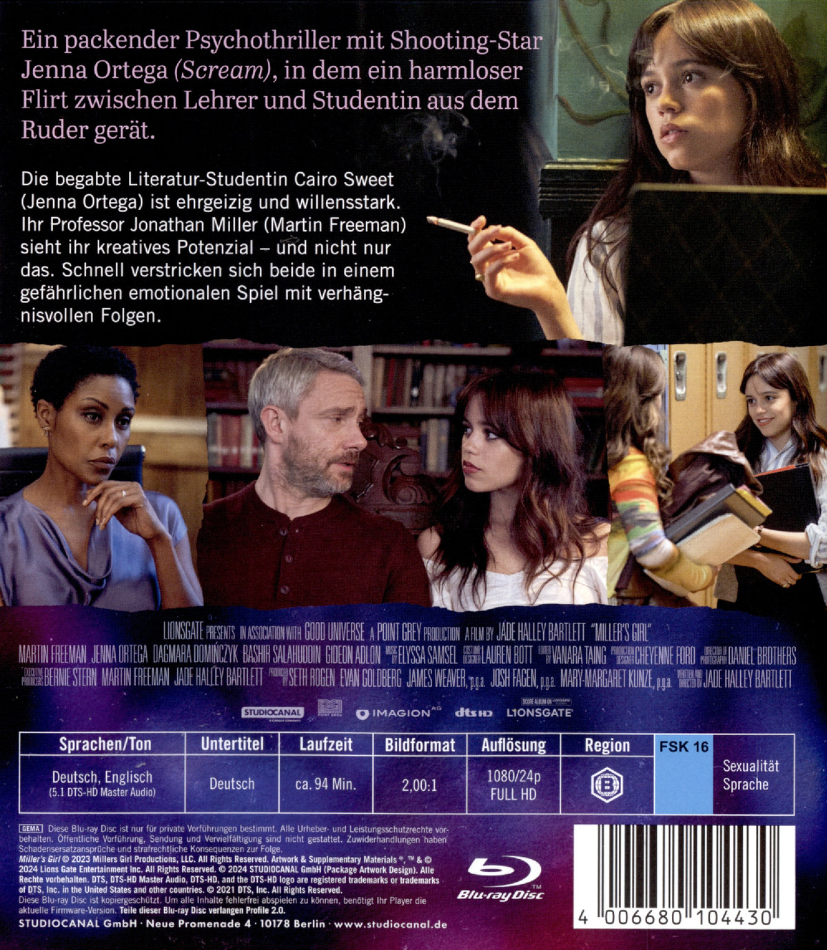 Miller's Girl  (Blu-ray Disc)