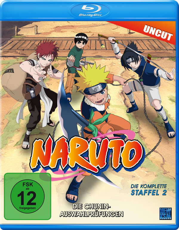Naruto - Die komplette Staffel 2 - Uncut  (Blu-ray Disc)