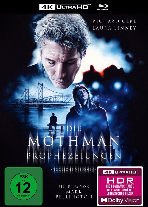 Die Mothman-Prophezeiungen - Tödliche Visionen - Uncut Mediabook Edition  (4K Ultra HD+blu-ray)