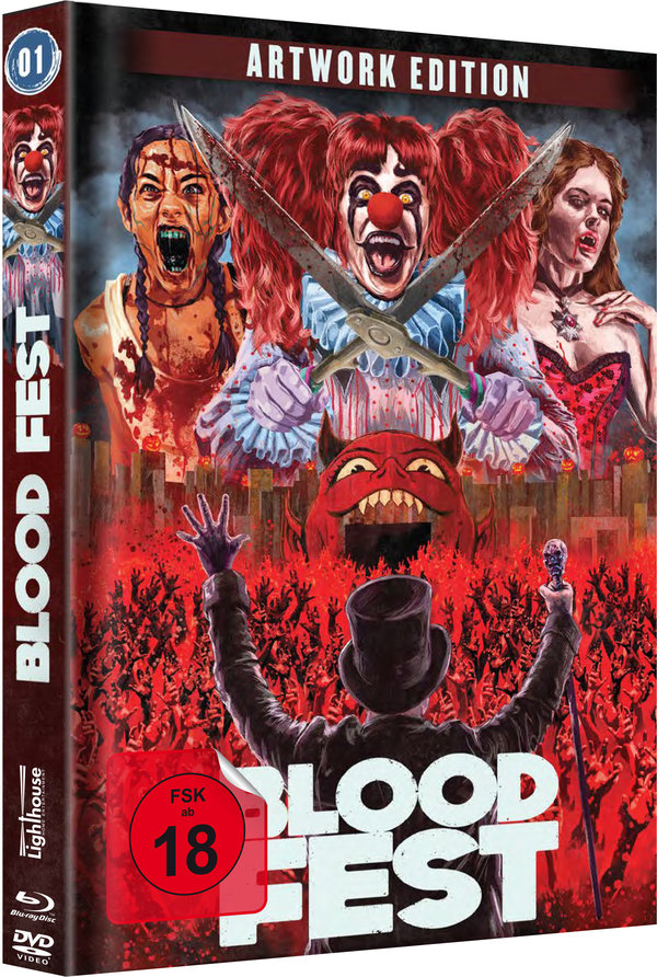 Blood Fest - Uncut Mediabook Edtion - Artwork Edition Nr. 1  (DVD+blu-ray)