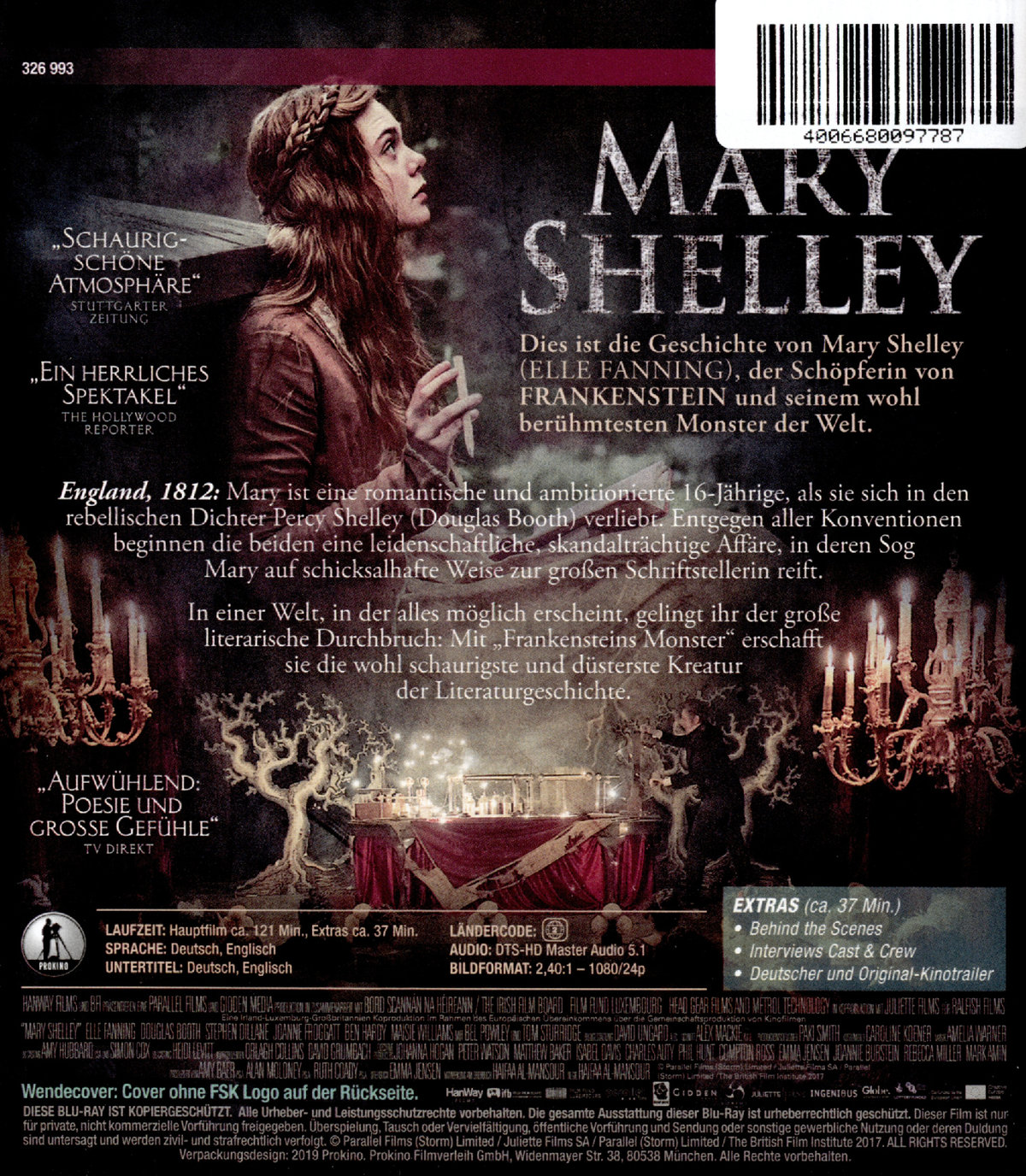 Mary Shelley - Die Frau, die Frankenstein erschuf  (Blu-ray Disc)