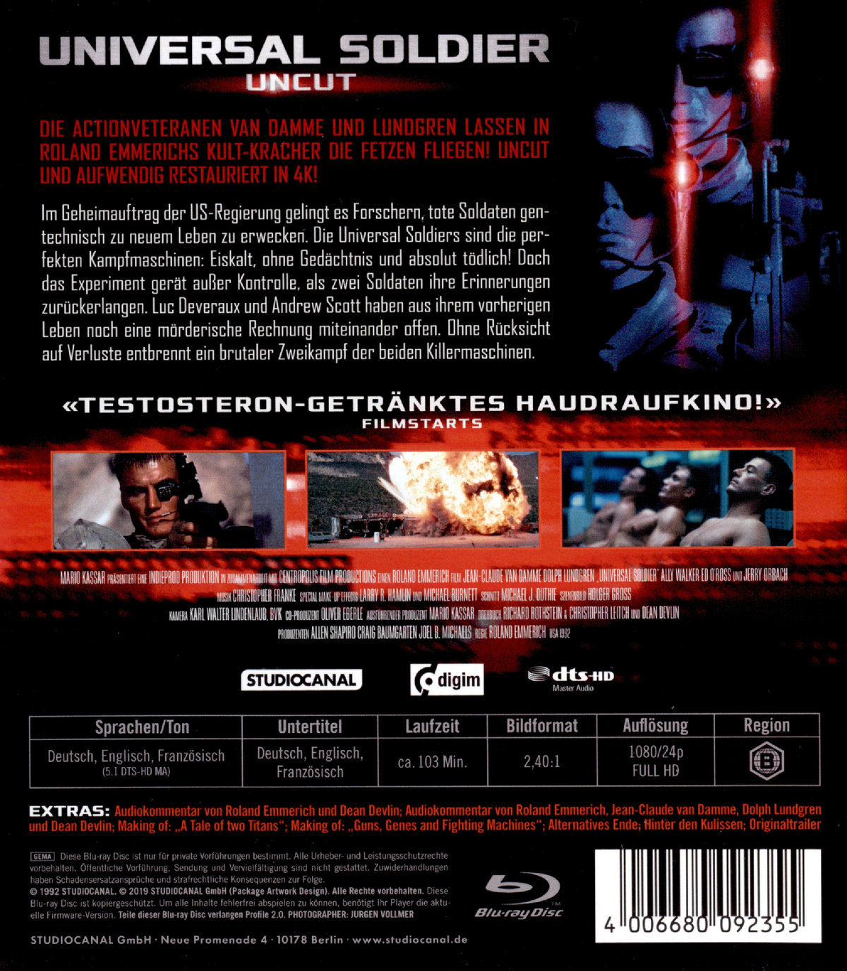 Universal Soldier - Uncut Edition (blu-ray)