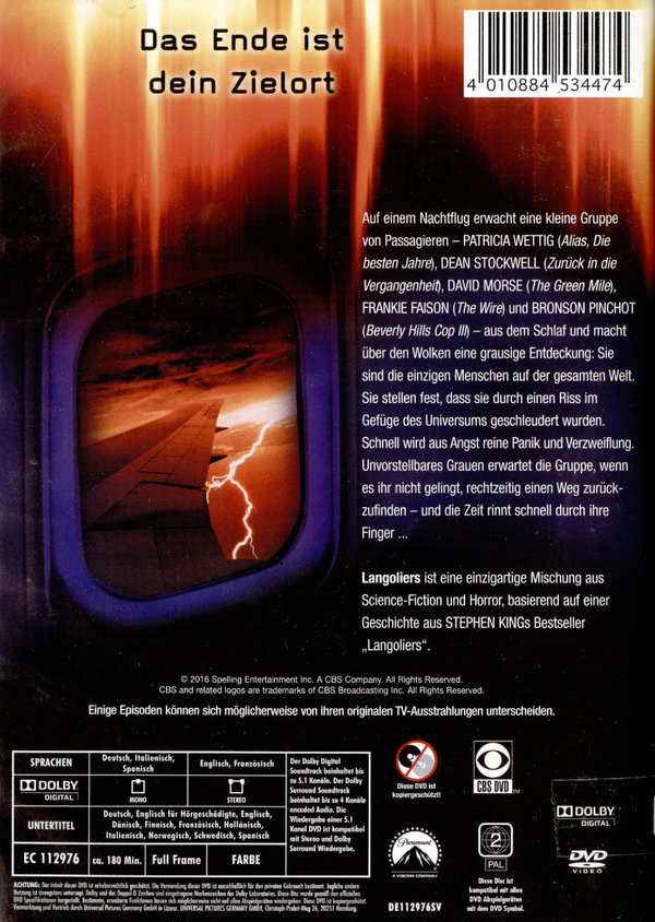 Stephen King's The Langoliers - Die andere Dimension  (DVD)