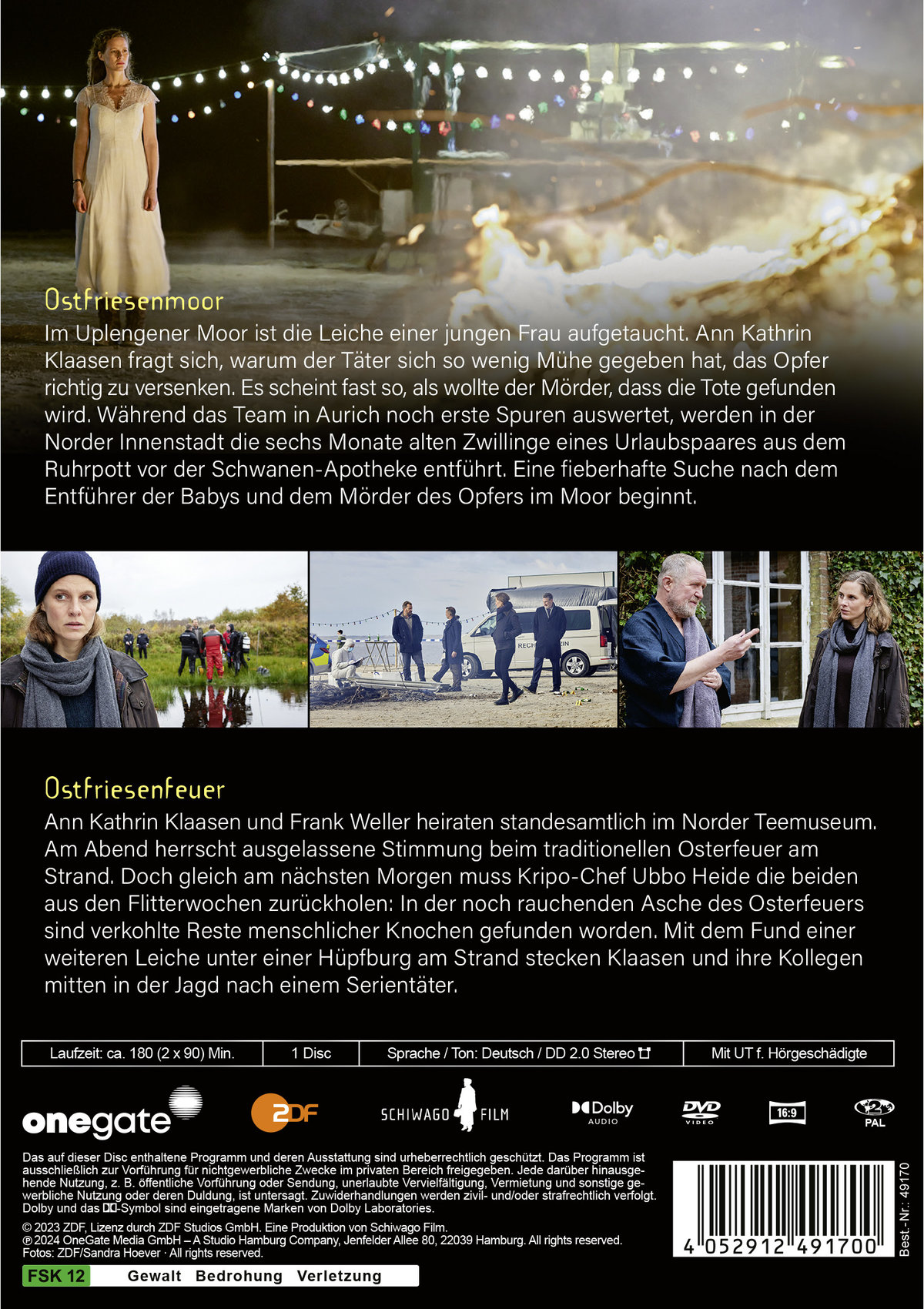 Ostfrieslandkrimi 4: Ostfriesenmoor / Ostfriesenfeuer  (DVD)