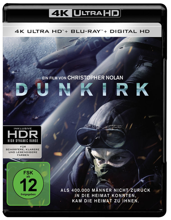 Dunkirk  (4K Ultra HD) (+ Blu-ray) (+ Bonus-Disc)  (Blu-ray 4K Ultra HD)