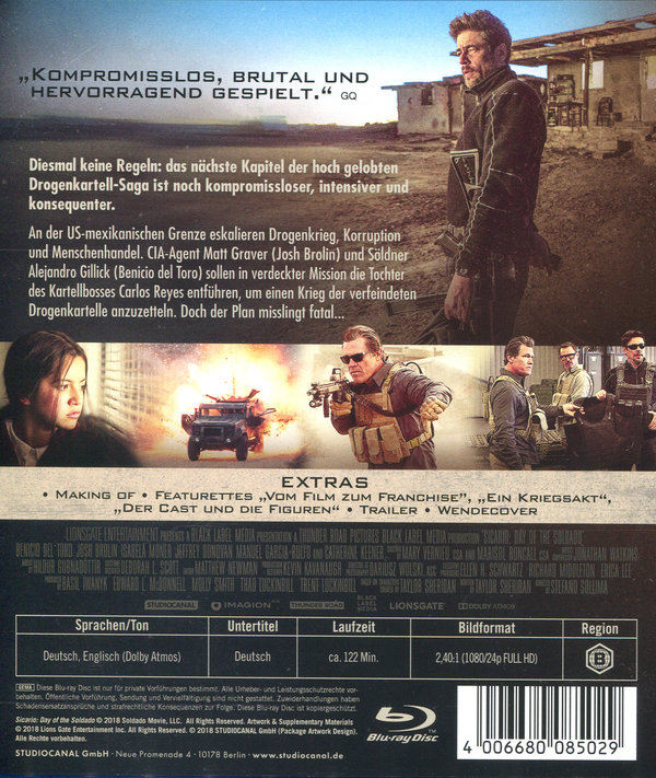 Sicario 2 (blu-ray)