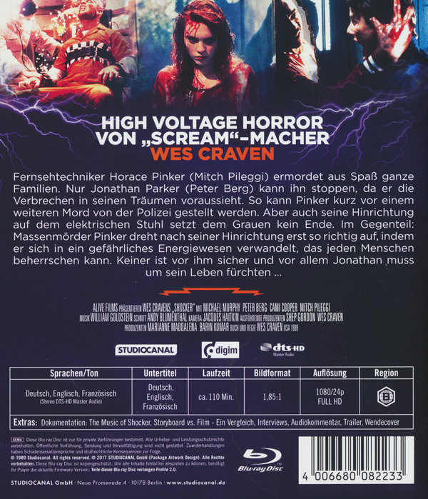 Shocker - Digital Remastered (blu-ray)
