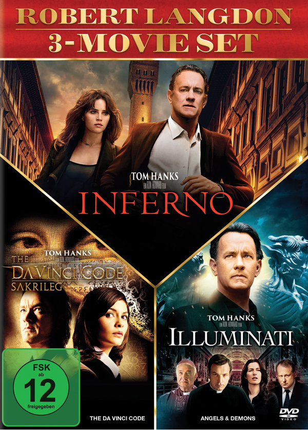 The Da Vinci Code - Sakrileg / Illuminati / Inferno  [3 DVDs]  (DVD)