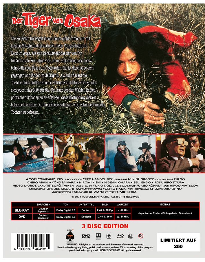 Tiger von Osaka, Der - Uncut Edition  (DVD+blu-ray)