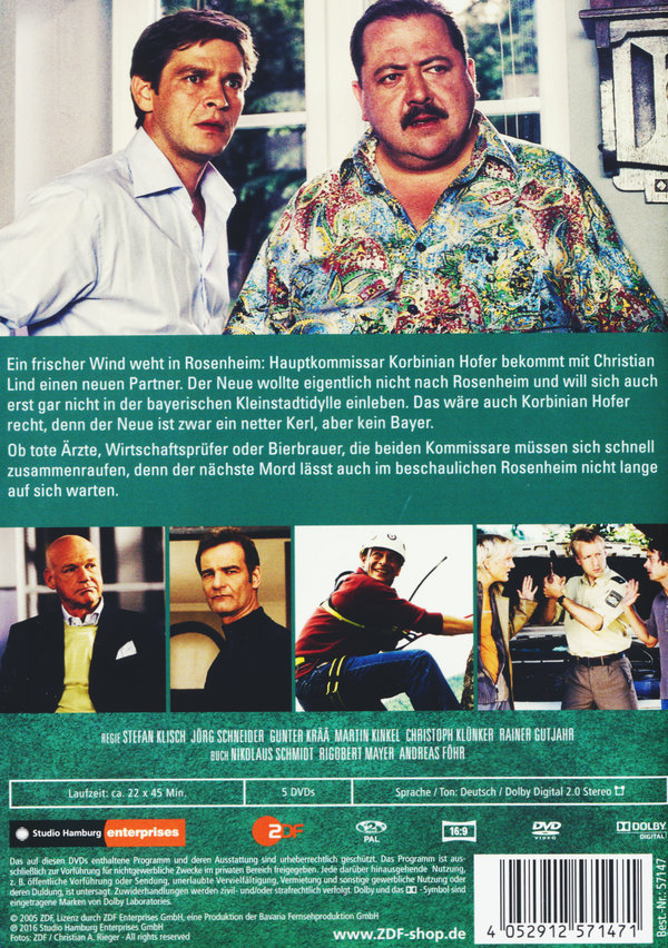 Die Rosenheim Cops - Staffel 5  [5 DVDs]  (DVD)