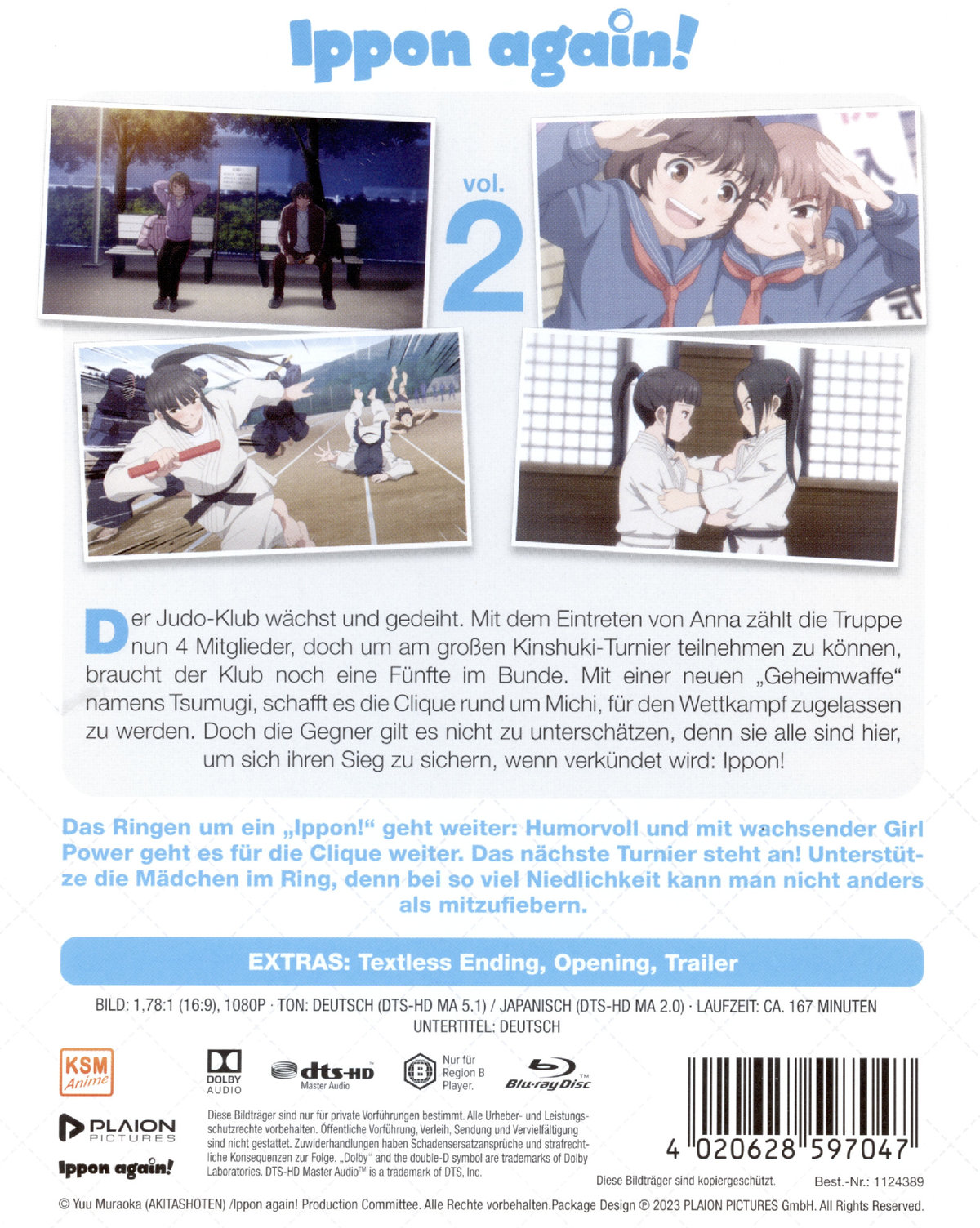 Ippon Again!: Volume 2 (Ep. 7-13)  (Blu-ray Disc)