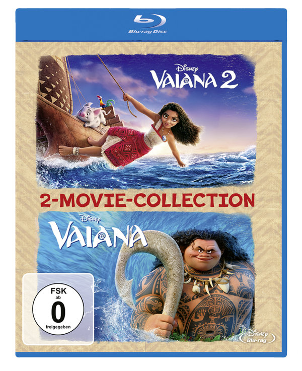 Vaiana 1+2  [2 BRs]  (Blu-ray Disc)
