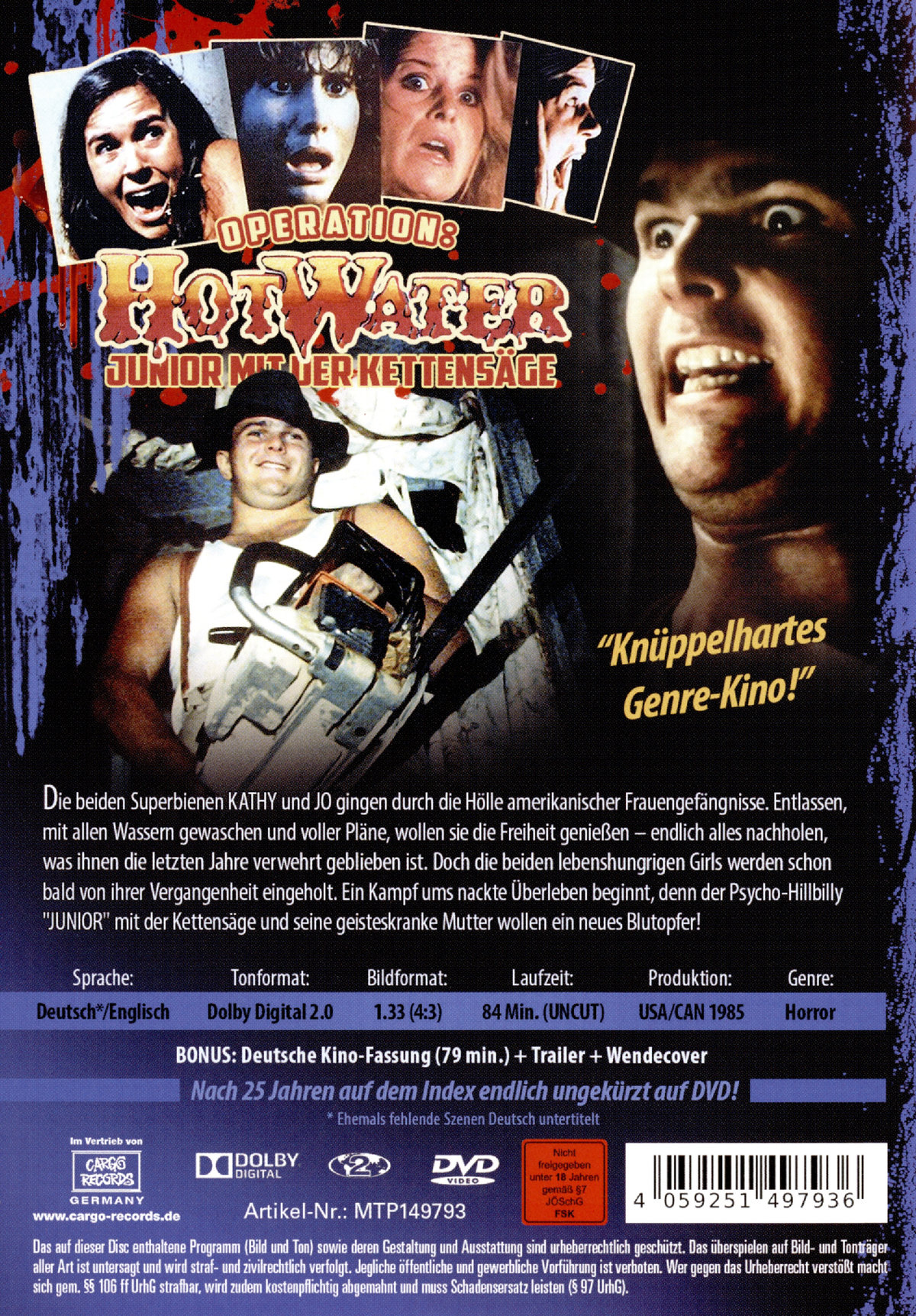 Operation: Hot Water - Junior mit der Kettensäge