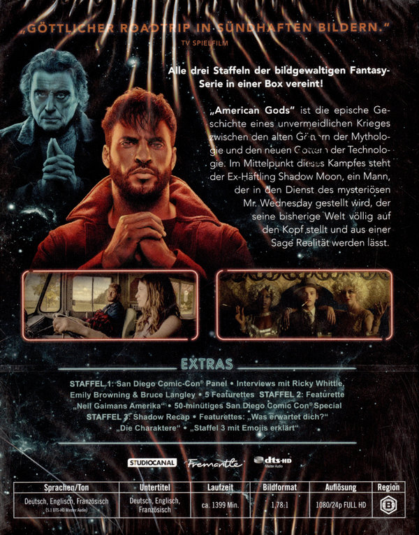 American Gods Collection - Staffel 1-3 (blu-ray)