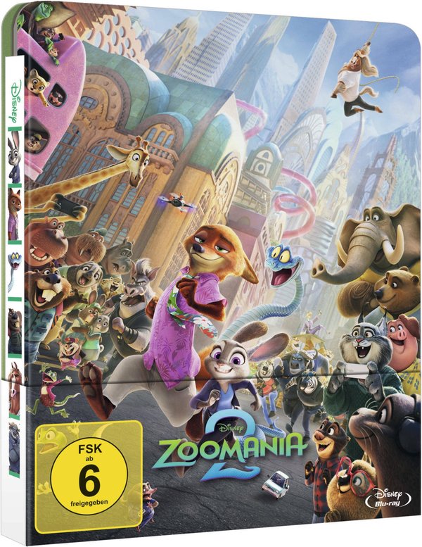Zoomania 2 - Limited Steelbook Edition  (Blu-ray Disc)