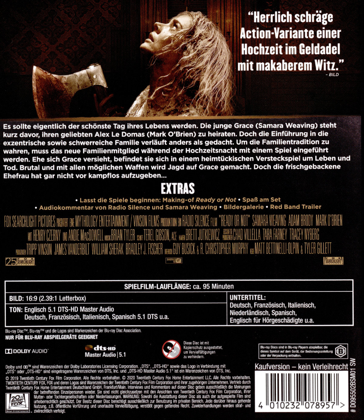 Ready or Not (blu-ray) Ready or Not (blu-ray)