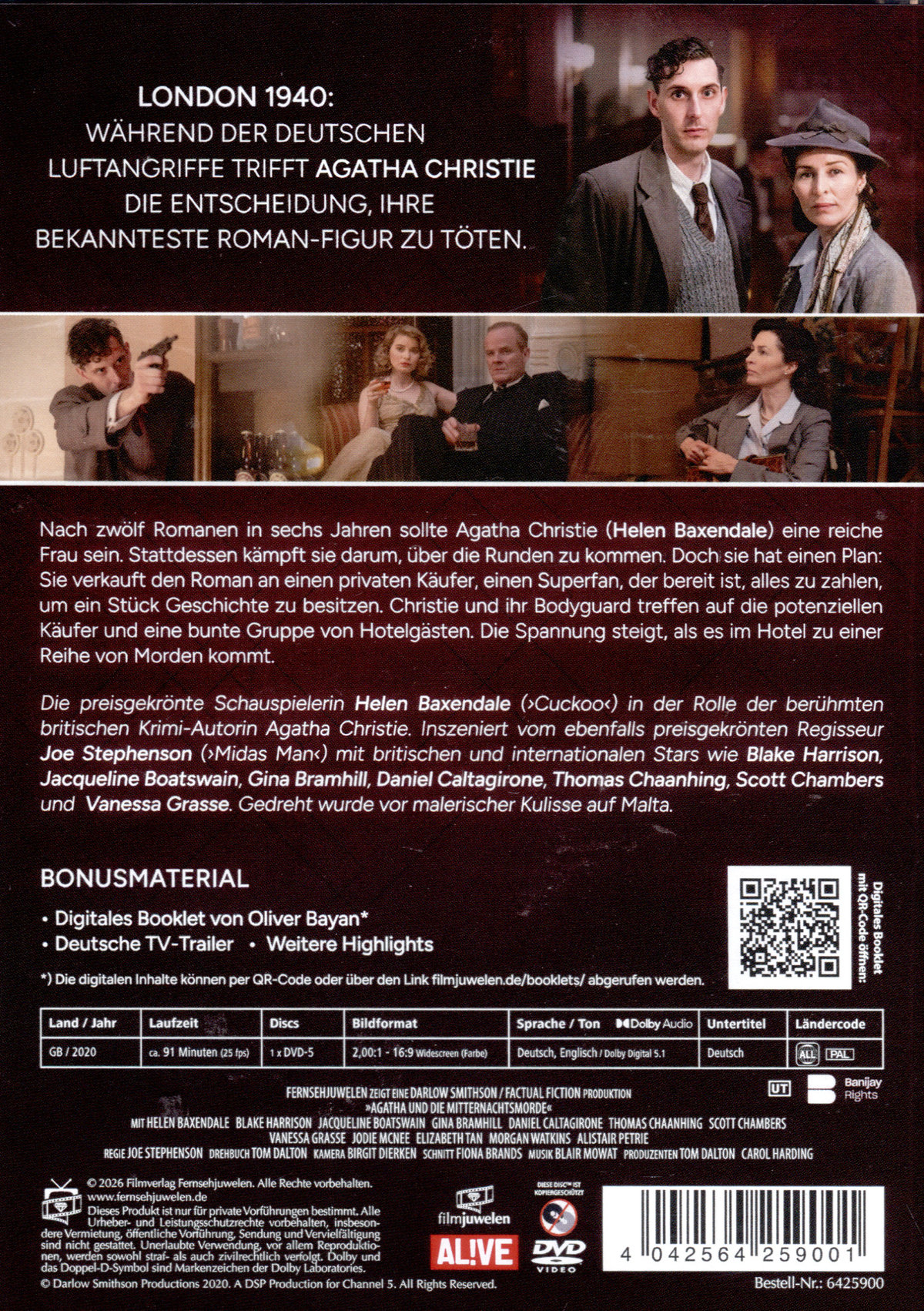 Agatha und die Mitternachtsmorde (Agatha Christie and the Midnight Murders)  (DVD)