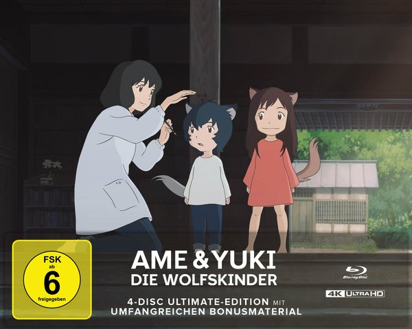 Ame & Yuki - Die Wolfskinder - Ultimate Edition (4K Ultra HD+2 Blu-rays)