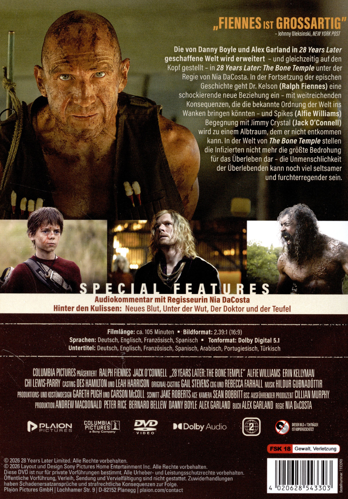 28 Years Later: The Bone Temple  (DVD)