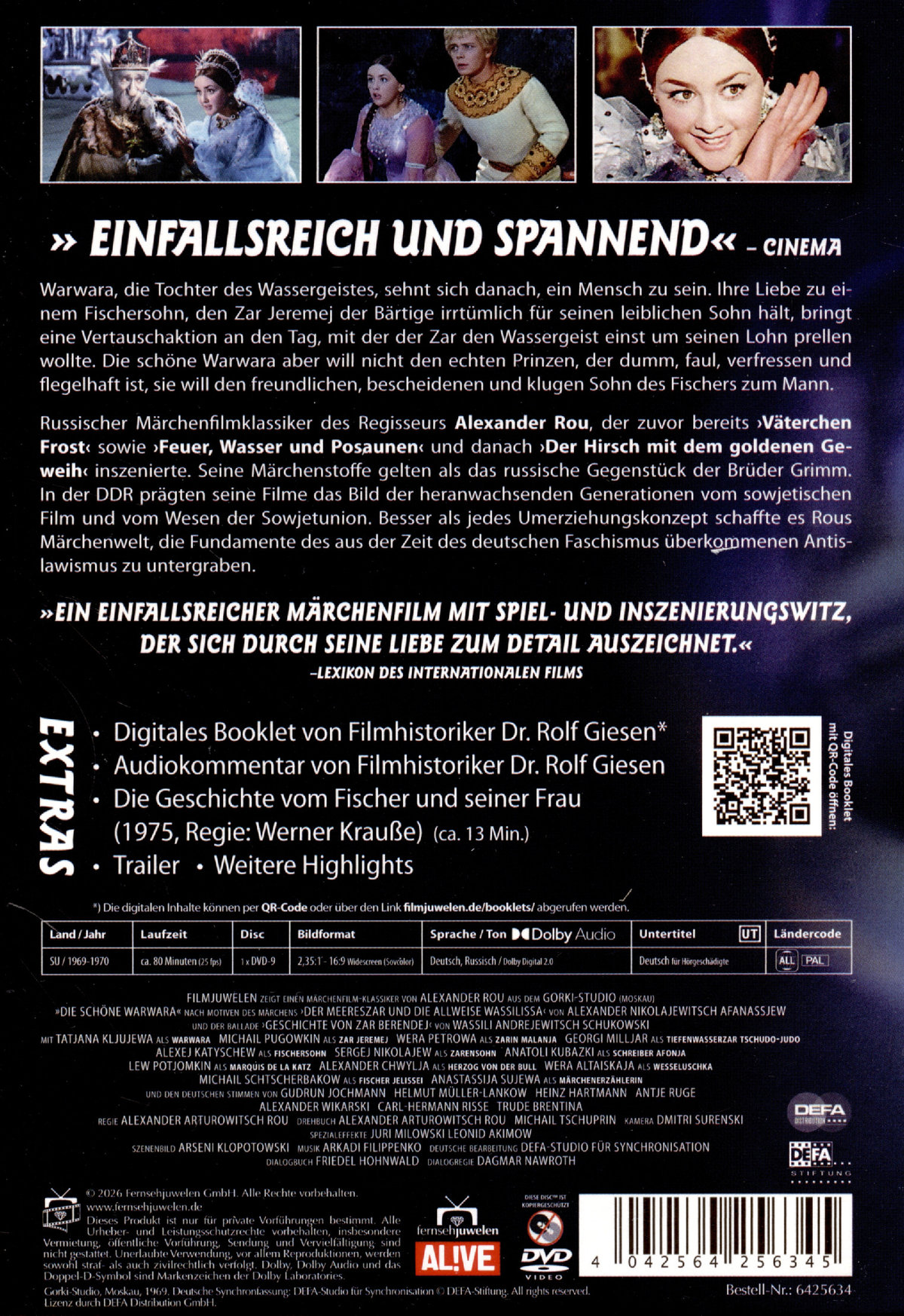 Die schöne Warwara (DEFA Filmjuwelen)  (DVD)