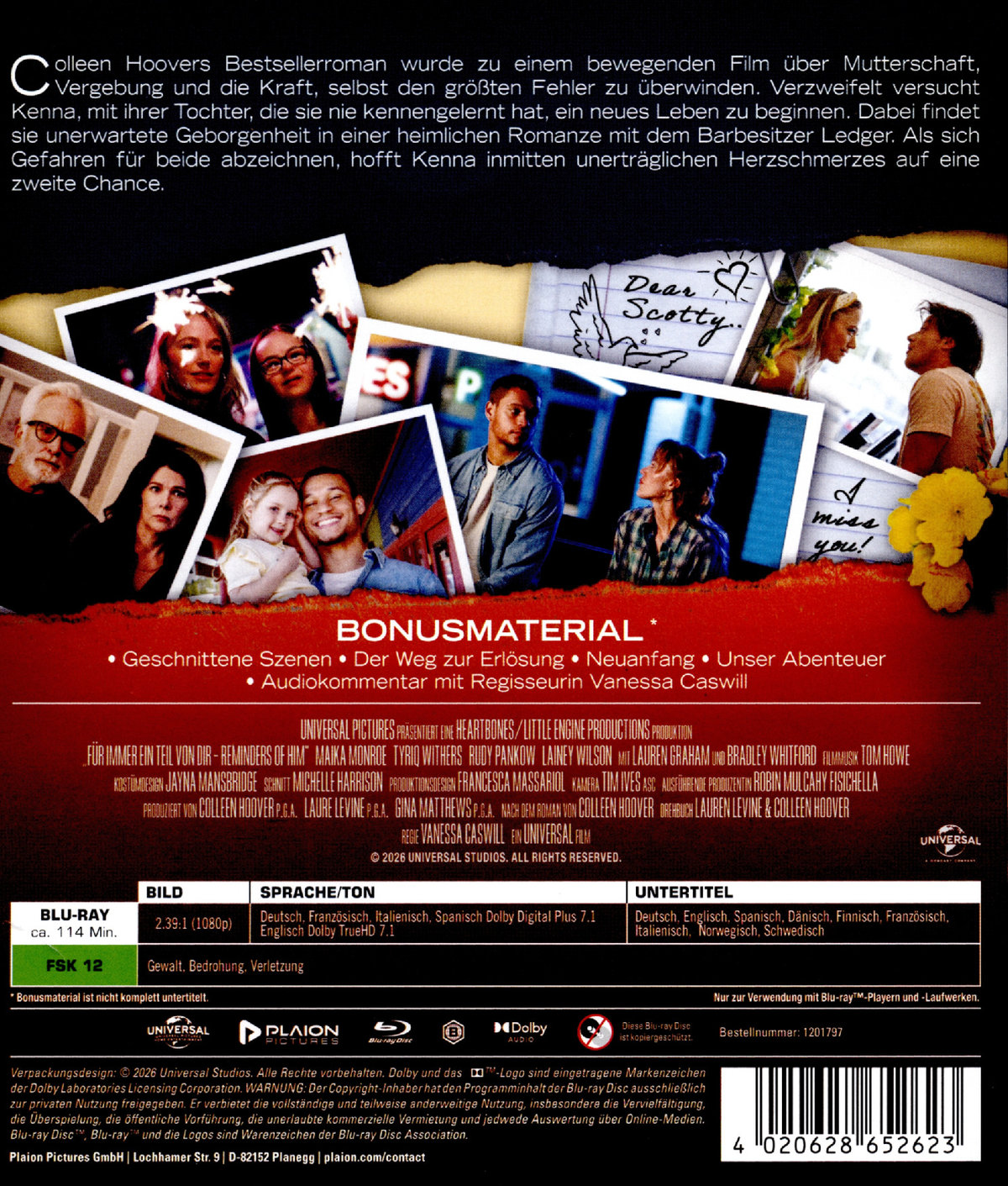 Für immer ein Teil von dir  (Blu-ray Disc)
