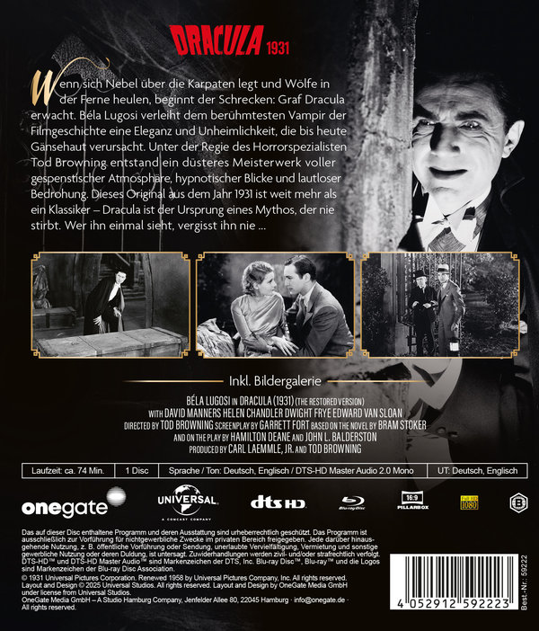 Dracula (1931)  (Blu-ray Disc)