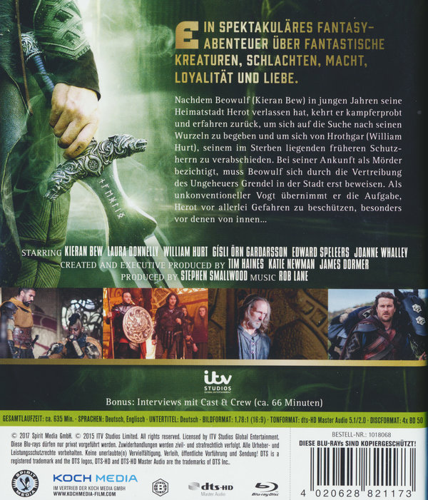 Beowulf - Die komplette Serie  [4 BRs]  (Blu-ray Disc)