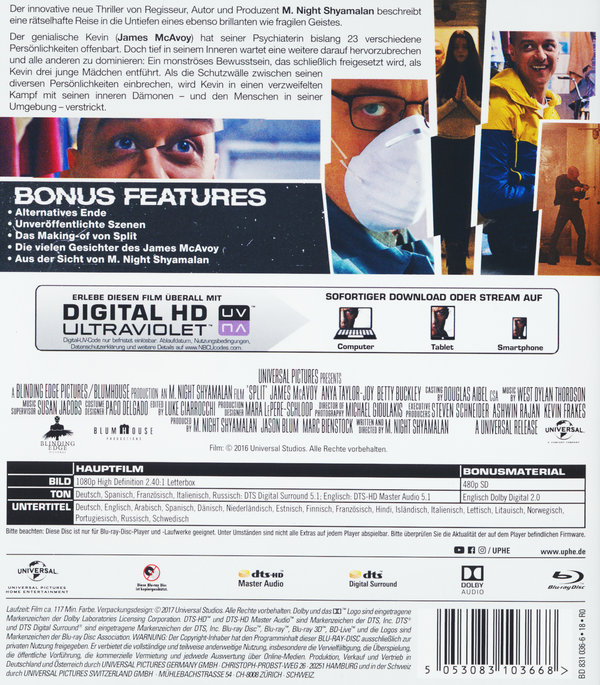 Split (blu-ray)