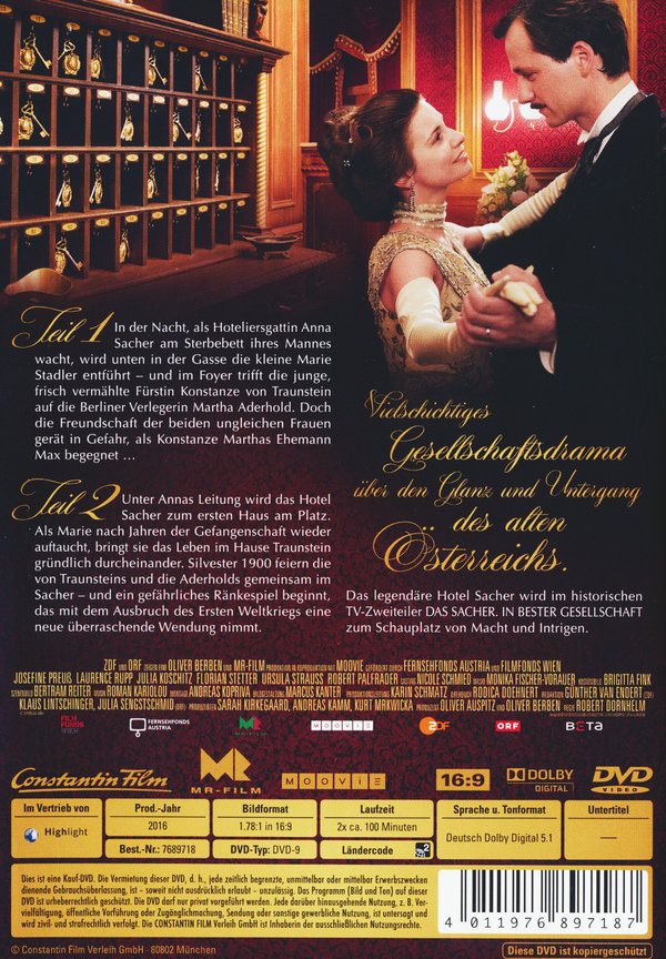 Das Sacher - In bester Gesellschaft  (DVD)