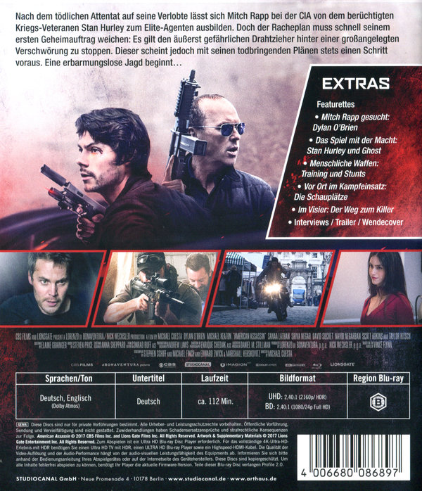 American Assassin  (4K Ultra HD) (+ Blu-ray 2D)