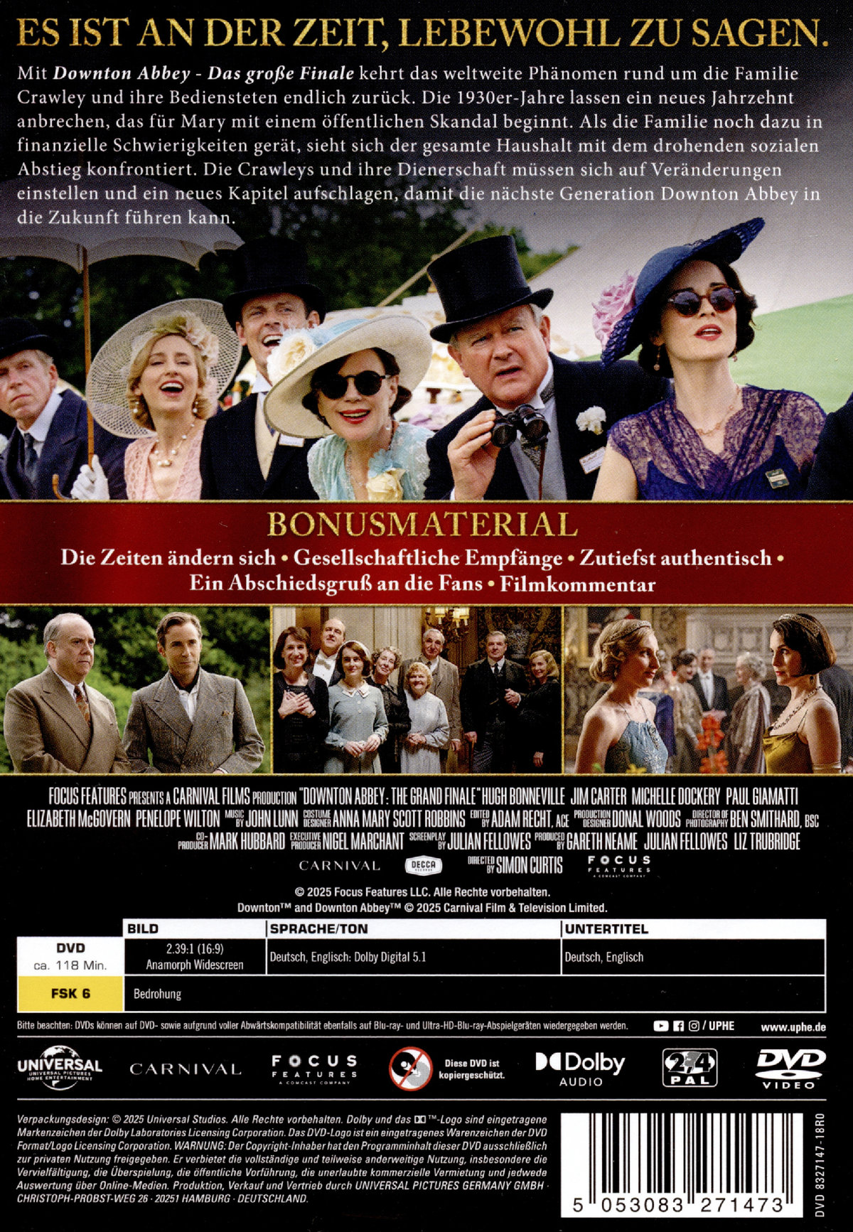 Downton Abbey - Das große Finale  (DVD)