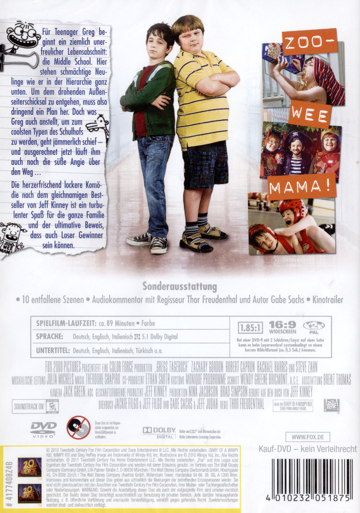 Gregs Tagebuch - Von Idioten umzingelt!  (DVD)