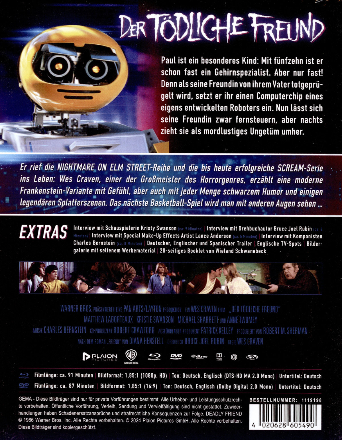Der tödliche Freund - Uncut Mediabook Edition  (DVD+blu-ray)