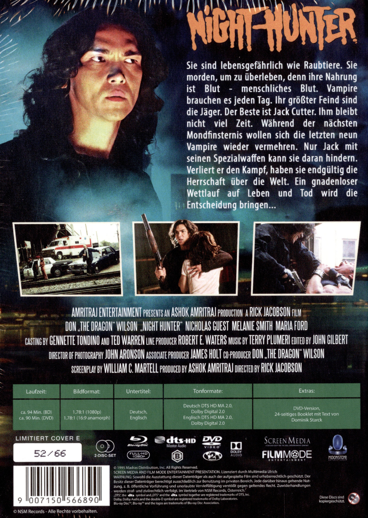 Night Hunter - Der Vampirjäger - Uncut Mediabook Edition  (DVD+blu-ray) (E)